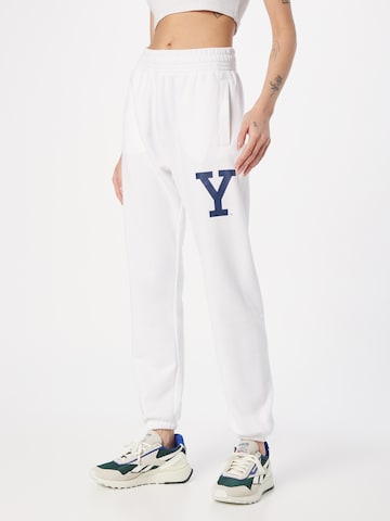 Tapered Pantaloni di Champion Authentic Athletic Apparel in bianco: frontale