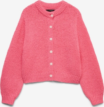 Vero Moda Girl Knit cardigan 'VMWilo' in Pink: front