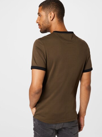 Lyle & Scott - Camiseta 'Ringer' en marrón