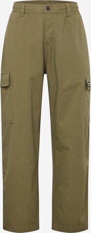 Loosefit Pantalon cargo 'Calder' Dr. Denim en vert : devant