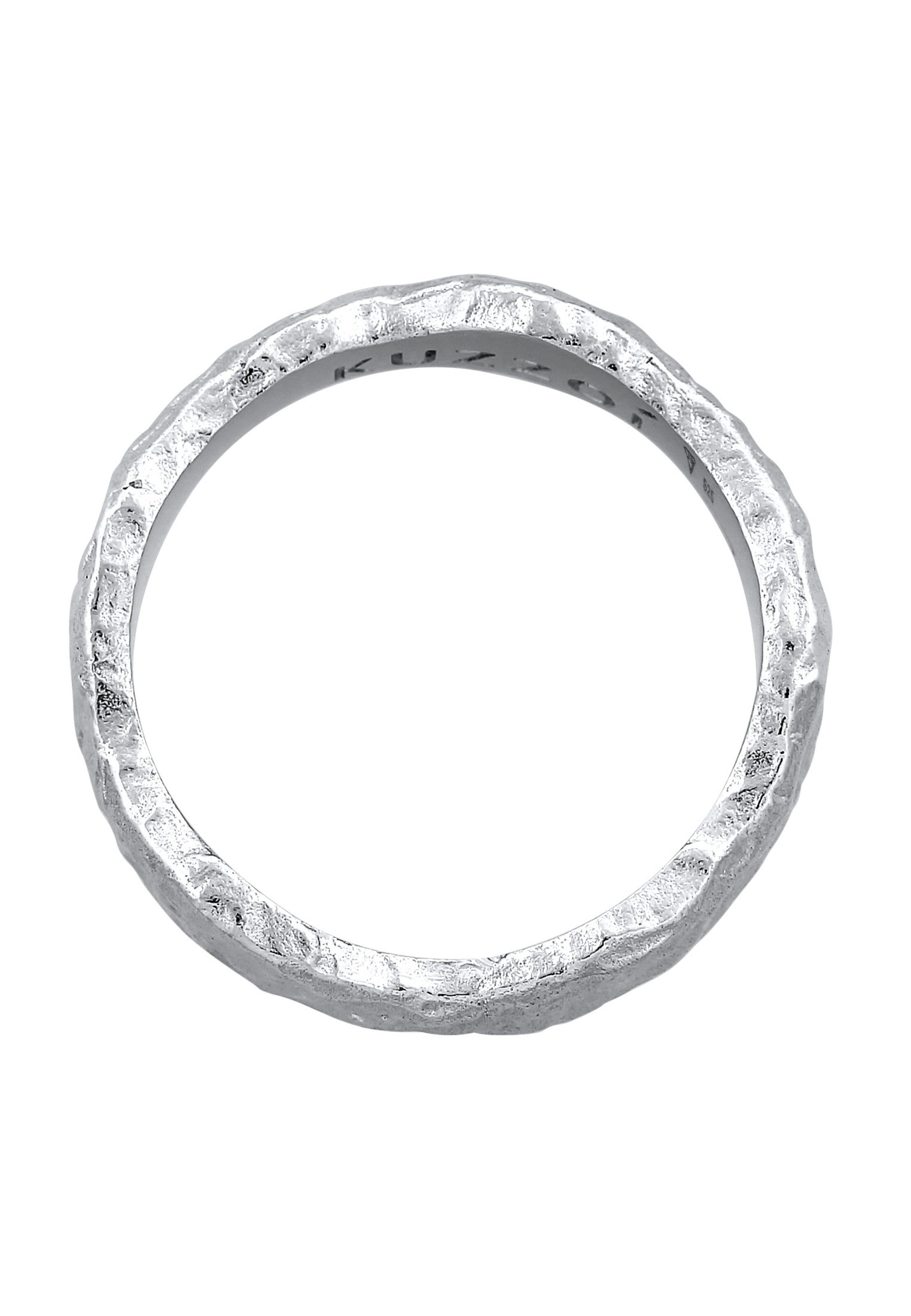 KUZZOI Кольцо в Серебристый