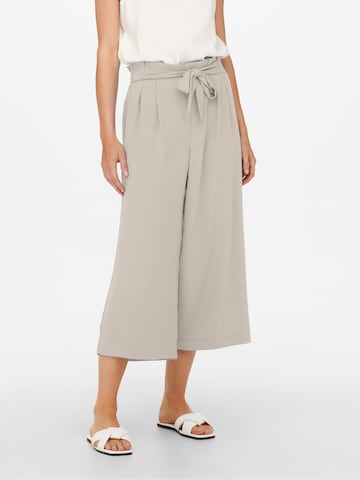 ONLY Pleat-Front Pants 'FLORENCE' in Grey: front