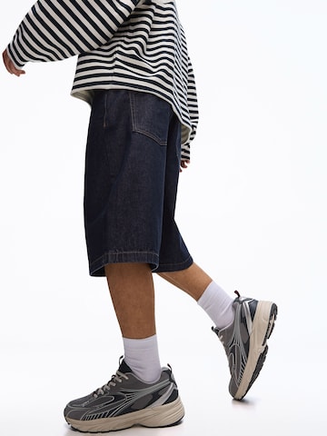 Baggy Jean Bershka en bleu