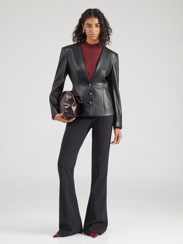 évasé Pantalon Elisabetta Franchi en noir