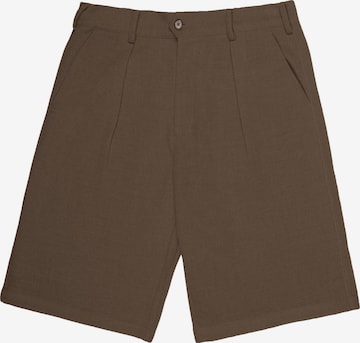 Pantalon à pince 'Podium' Prohibited en marron : devant