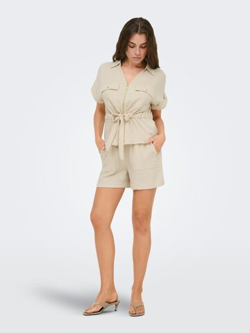 ONLY Top 'Mille' in Beige