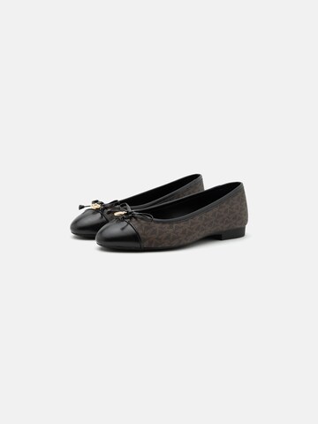 MICHAEL Michael Kors Ballerina 'PIPER' i brun