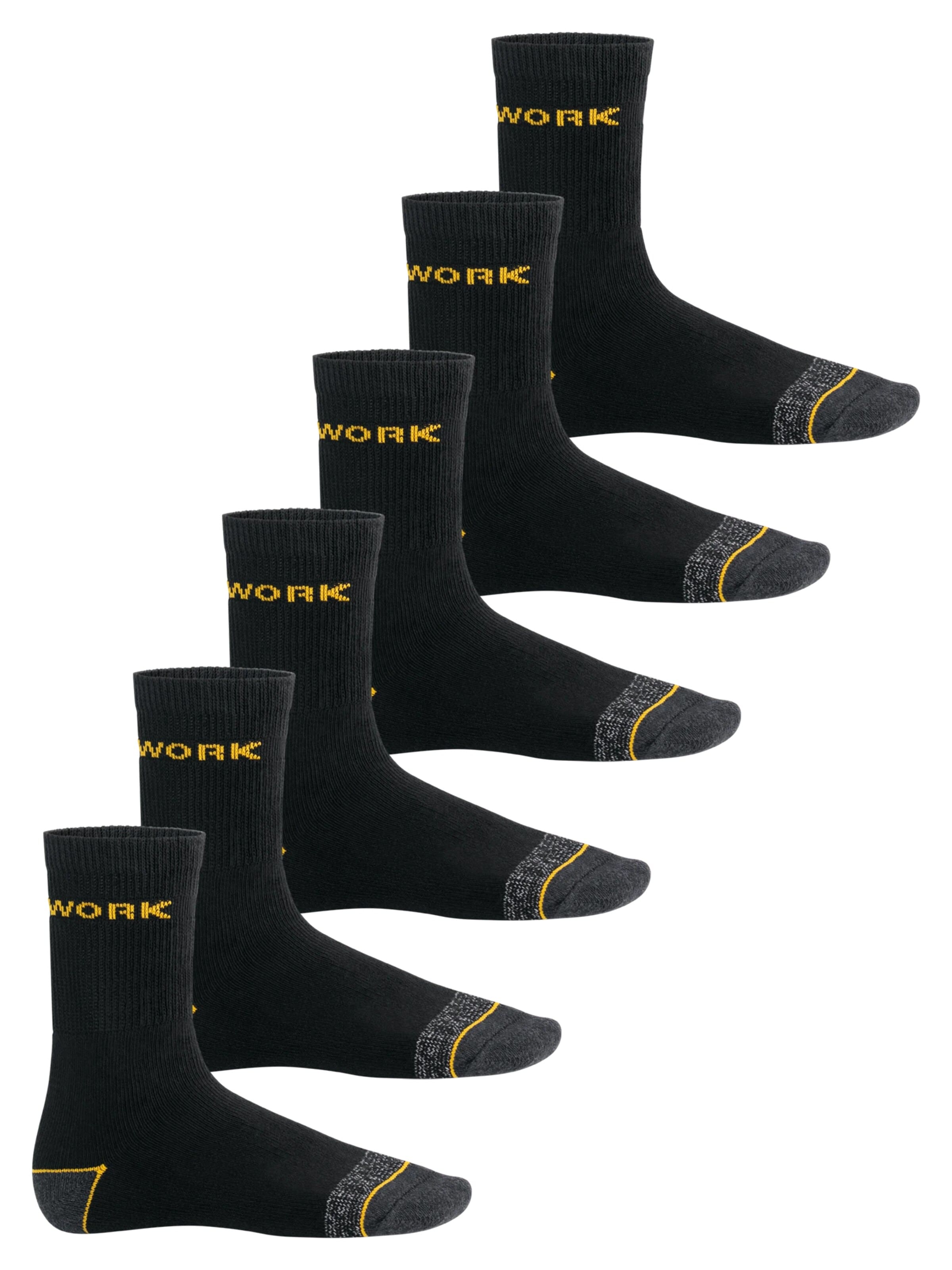 MT Socken 'Workwear'‌ in Gelb: Vorderseite