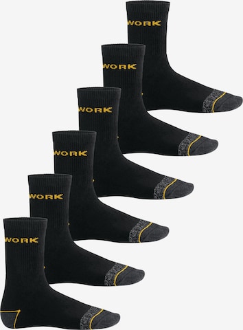 MT Socken 'Workwear' in Gelb: Vorderseite