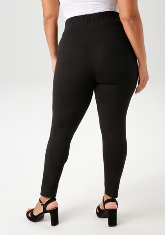 Aniston Skinny Leggings in Schwarz