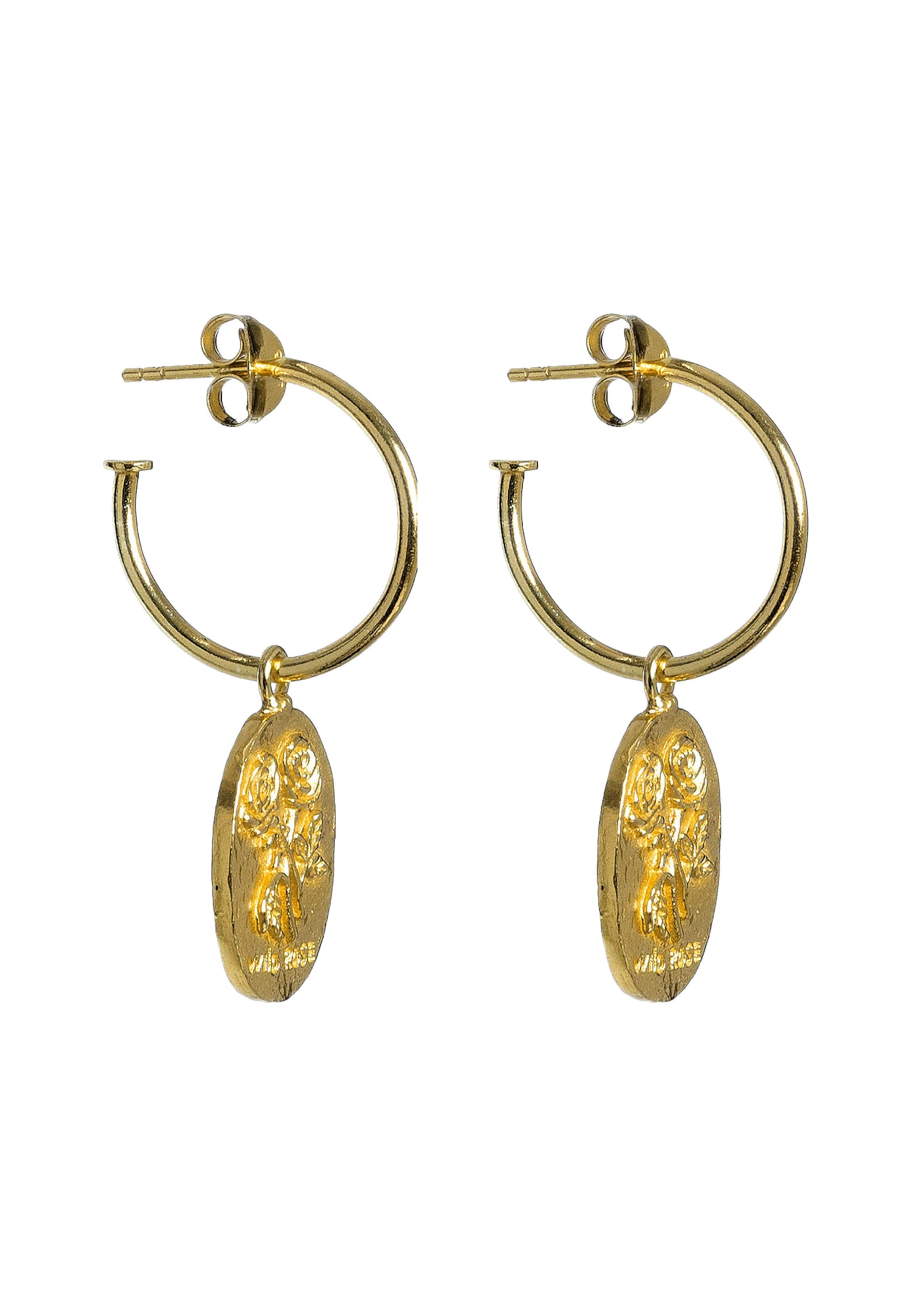 Haze&Glory Earrings 'Wild Rose' in Gold