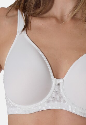 sassa T-shirt Bra 'GRAPHICAL JACQUARD' in Beige