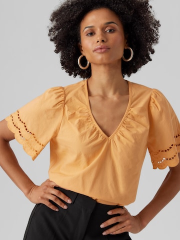 VERO MODA Bluse 'Siv' in Orange