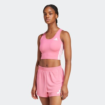 ADIDAS PERFORMANCE - Top deportivo 'Essentials' en rosa: frente