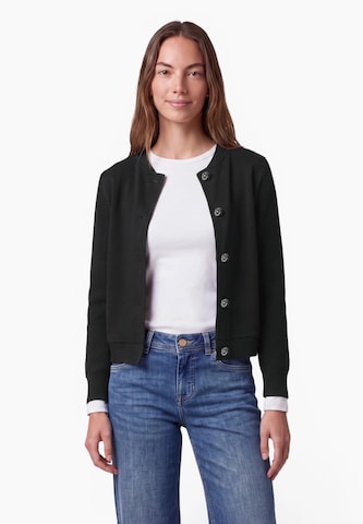 Street One Studio Knit Cardigan in Black: front