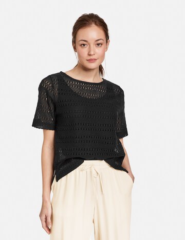 Pull-over TAIFUN en noir : devant