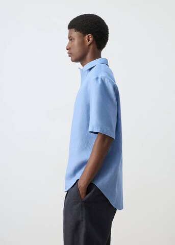 MANGO MAN Poloshirt 'Bay' in Blau