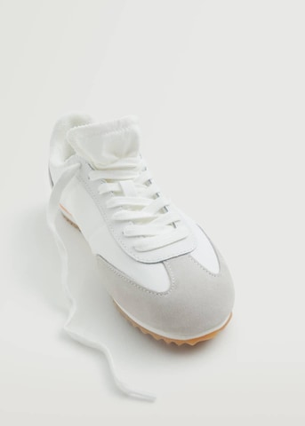 MANGO Rövid szárú sportcipők - fehér