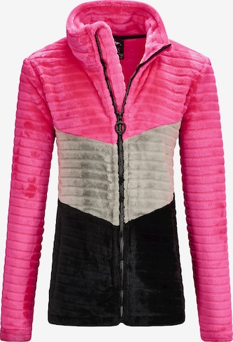 KILLTEC Fleece Jacket 'Fiames' in Mixed colors: front