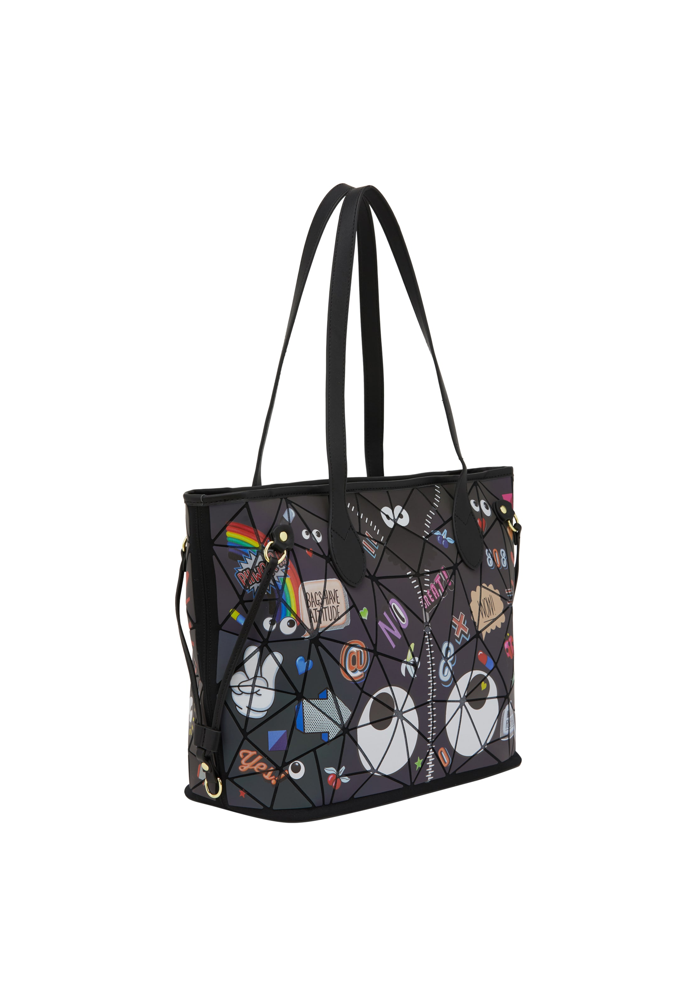 MYMO Шоппер 'Eyetheme' в Черный