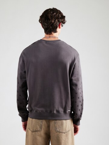 Bluză de molton 'Ikon' de la Karl Lagerfeld pe gri: spate