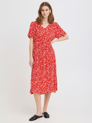 Robe 'IHMARRAKECH' ICHI en rouge : devant