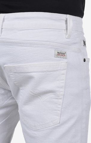 INDICODE JEANS Regular Jeansshorts 'Hallow' in Weiß