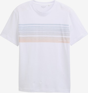 TOM TAILOR T-Shirt in Weiß: Vorderseite