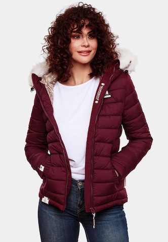 MARIKOO Winter Jacket 'Nasriin' in Red