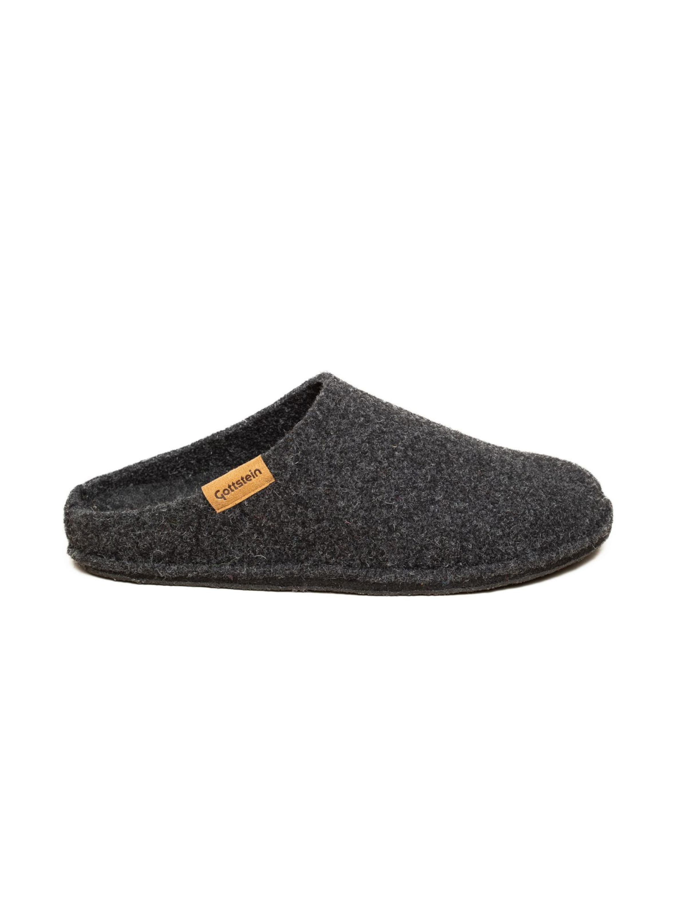 Gottstein Slippers 'Filzpantoffel Classic-CO' in Grey
