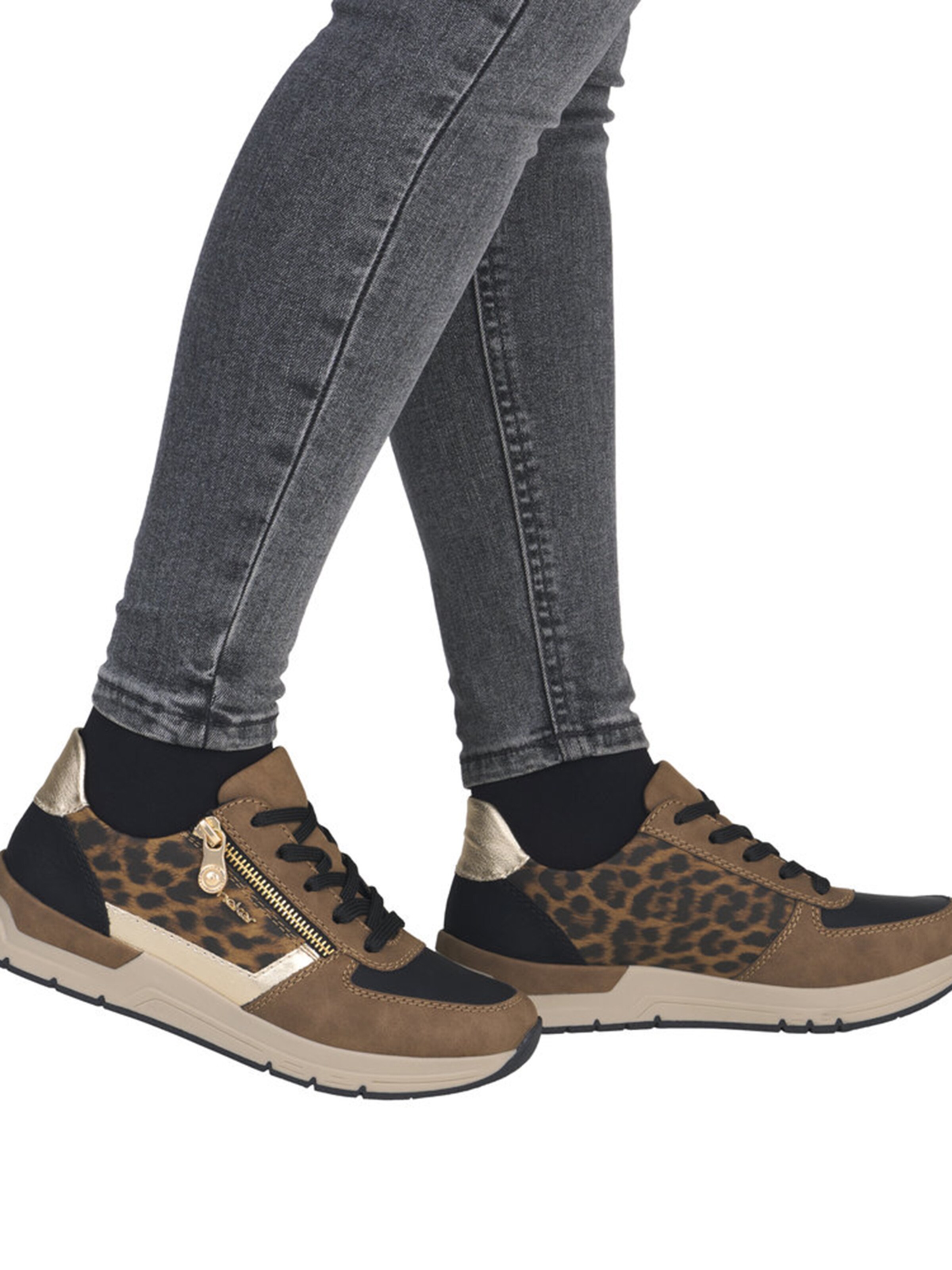 Rieker Låg sneaker i brun