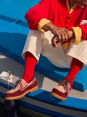Caval - Mocassins em vermelho: frente