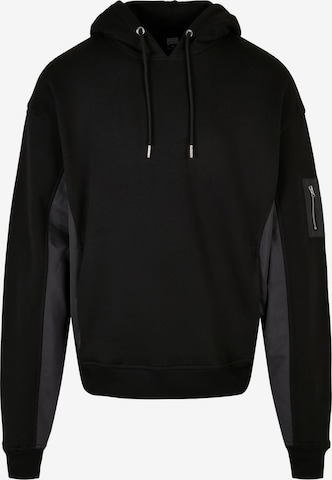 Urban Classics Sweatshirt 'Military' in Black: front