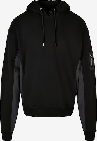 Urban Classics Sweatshirt 'Military' in Schwarz: predná strana