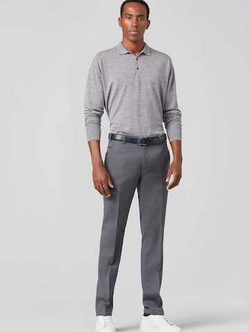 MEYER Slimfit Pantalon 'Bonn' in Grijs