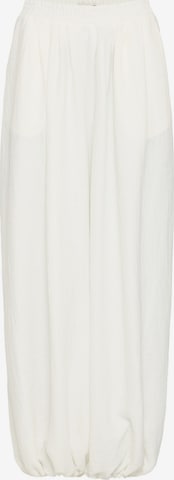 ICHI Broek 'BALLOON' in Wit: voorkant