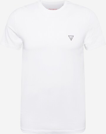 GUESS Shirt 'Caleb Hero' in Wit: voorkant