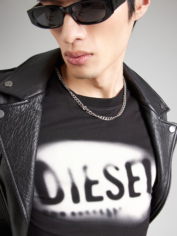 DIESEL Shirt 'T-ADJUST-V2' in Zwart