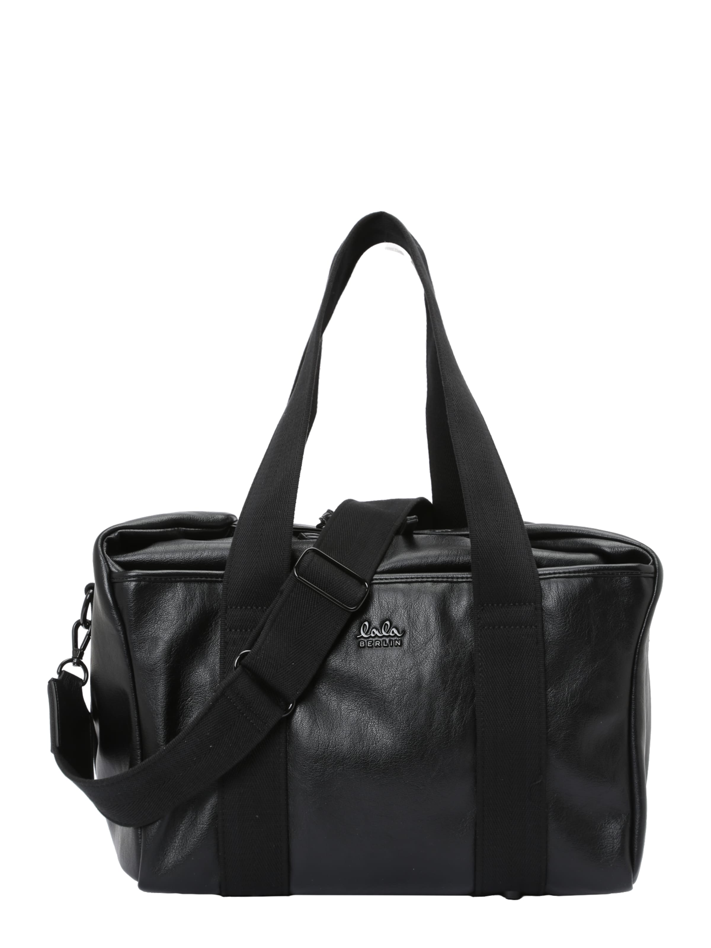 Lala BerlinVikend torba 'Muriel' - crna boja: prednji dio
