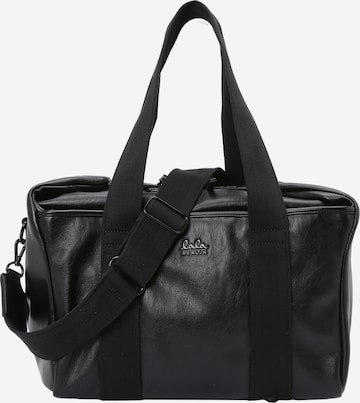 Lala BerlinVikend torba 'Muriel' - crna boja: prednji dio