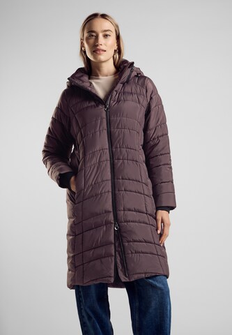STREET ONE Winter Coat in Brown: front