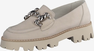 Paul Green Classic Flats in Beige: front