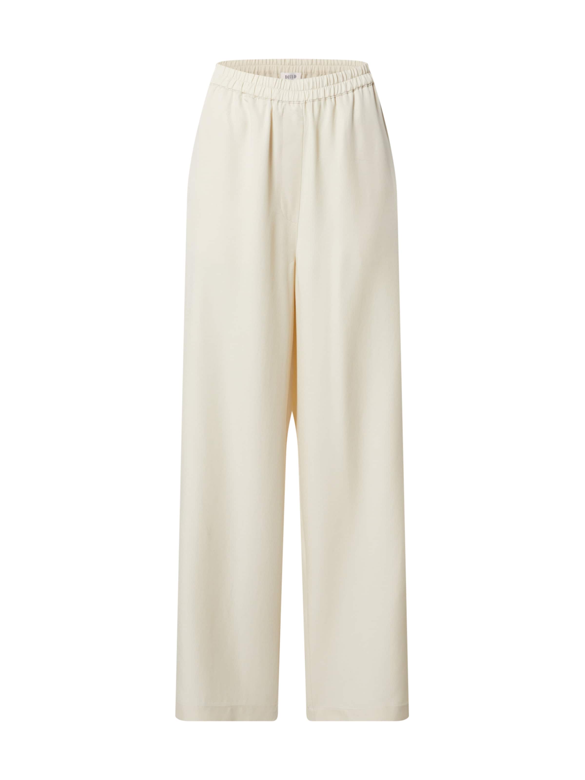 EDITED - Perna larga Calças &#x27;Benja&#x27; em bege: frente