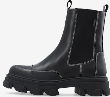 Bianco Chelsea Boots 'GINNY' in Schwarz: predná strana