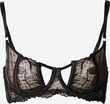 Hunkemöller Balconette Bra 'Lulu' in Black: front