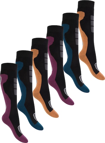 footstar Athletic Socks 'Alpine' in Purple: front