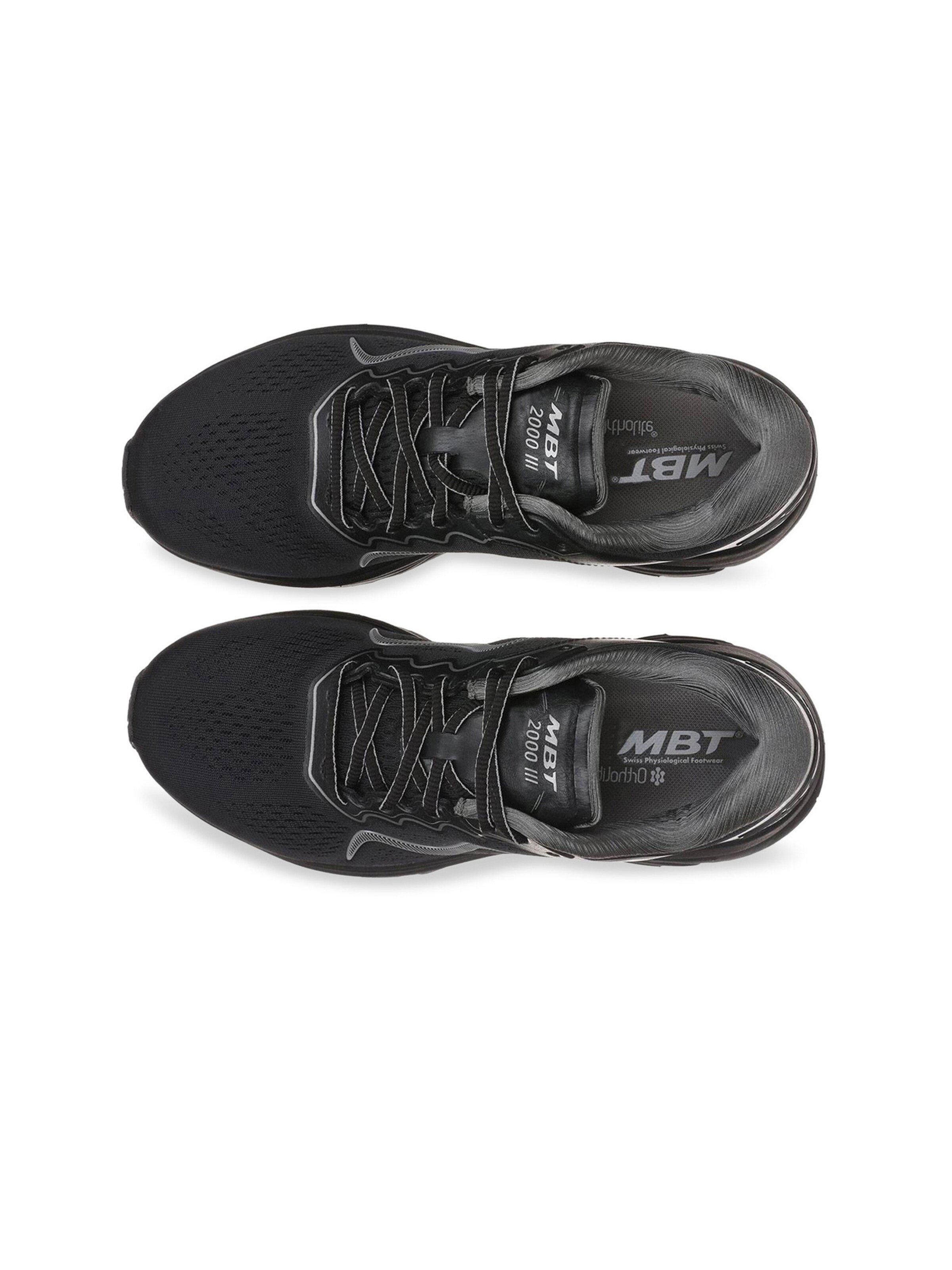 MBT - Sapato baixo ' MBT-2000 III LACE UP ' em preto: topo