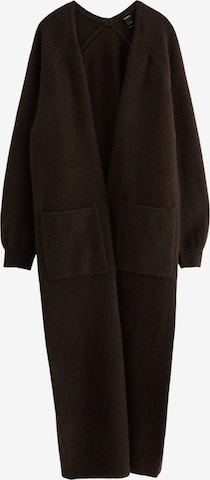 Lindex Pitkä neuletakki 'Amaka' värissä ruskea: etupuoli