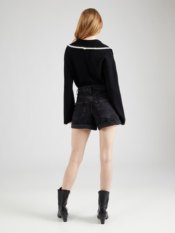 TOPSHOP Regular Shorts in Schwarz