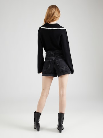 TOPSHOP Regular Shorts in Schwarz